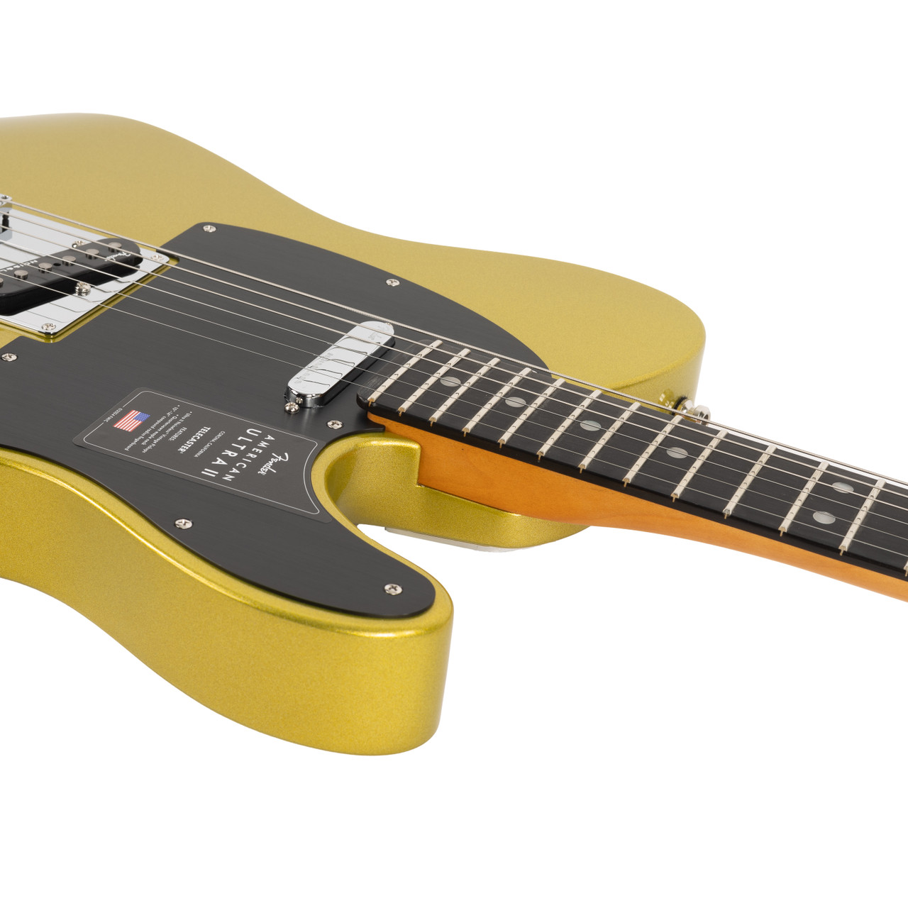Fender American Ultra II Telecaster Ebony - Solar Flare | Cream