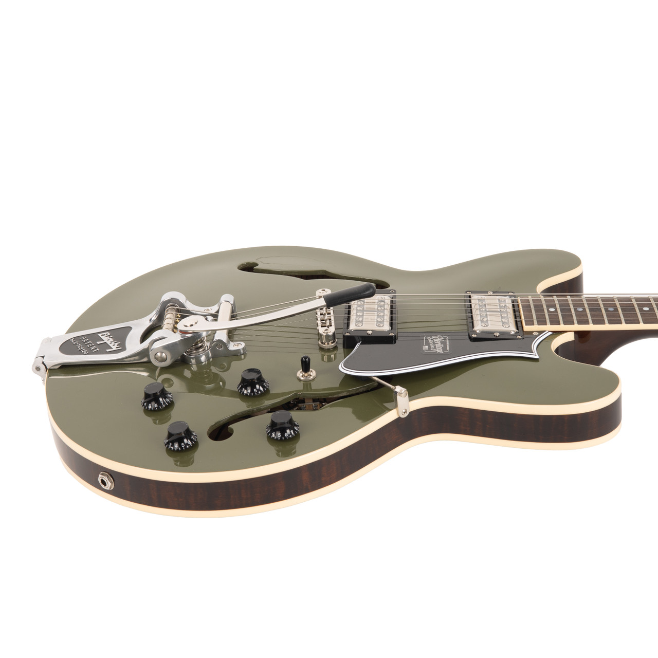 Heritage H-535 Standard Factory Special with Bigsby - Olive Drab