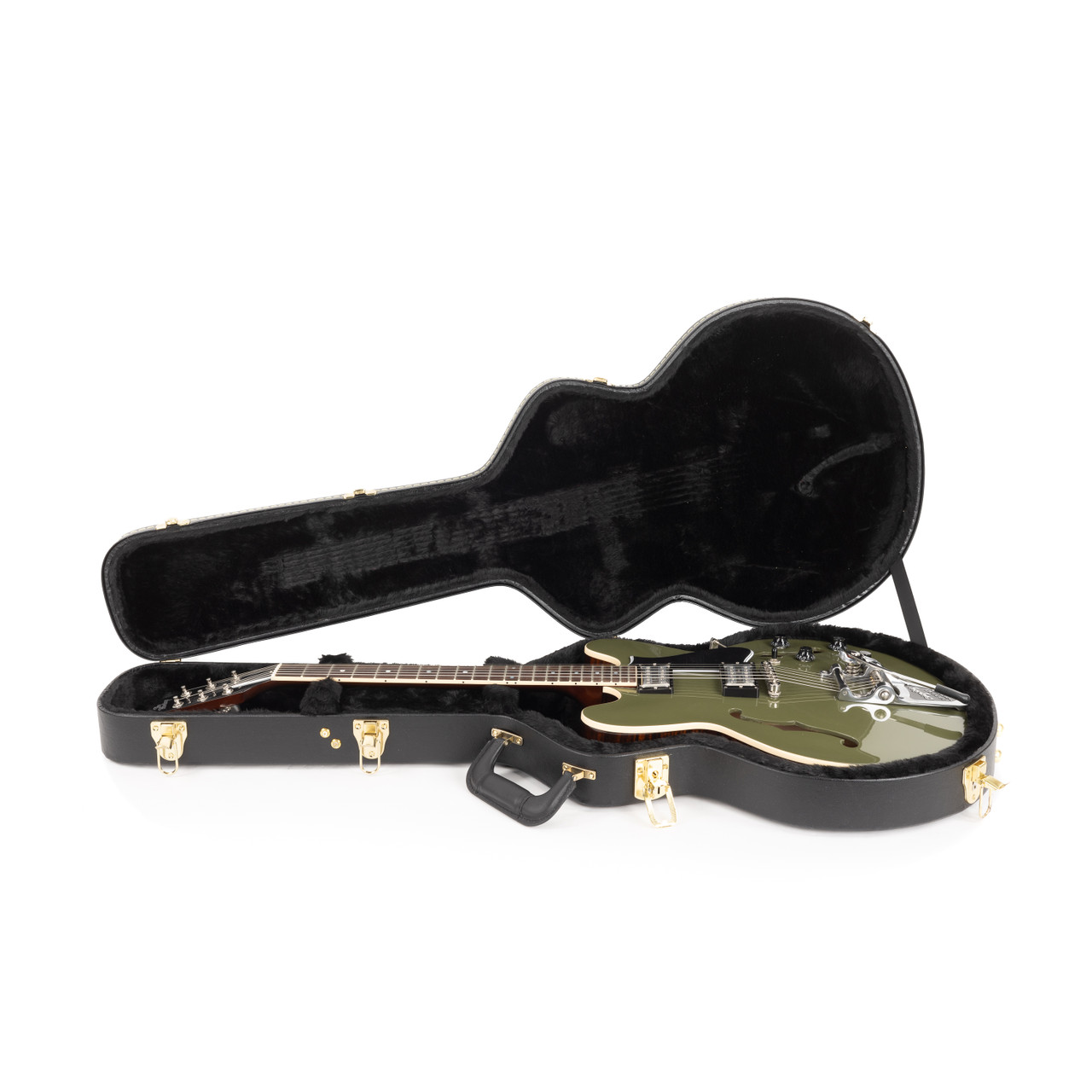 Heritage H-535 Standard Factory Special with Bigsby - Olive Drab