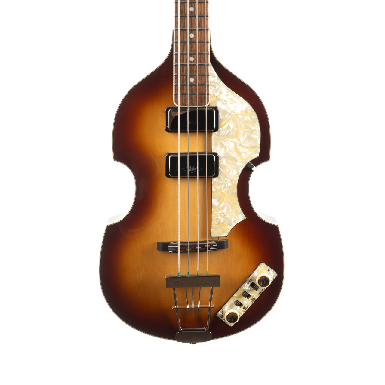 Hofner Contemporary Series Violin Cavern Bass - Sunburst | Cream