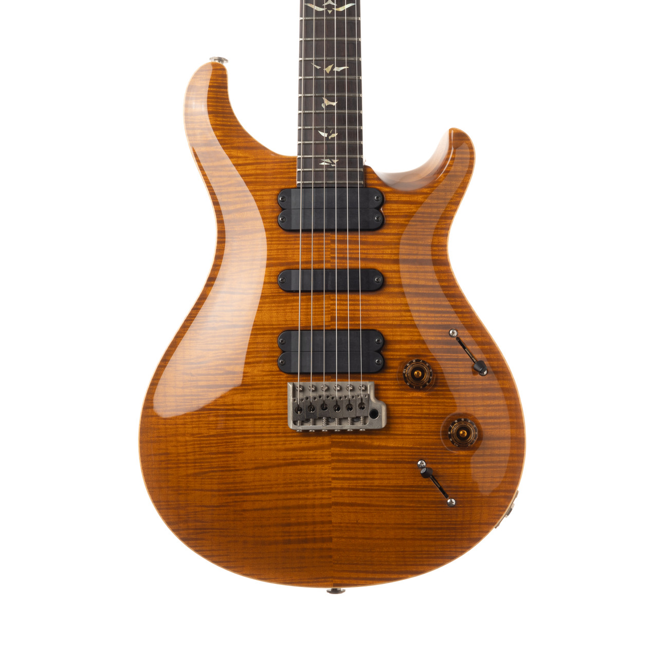 Used PRS 513 Brazilian Rosewood Amber Flame Top 2005 | Cream City