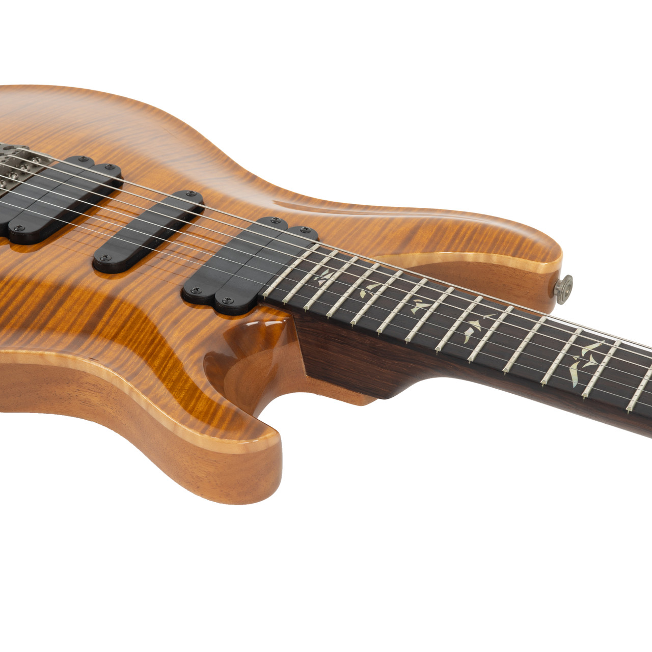 Used PRS 513 Brazilian Rosewood Amber Flame Top 2005 | Cream City