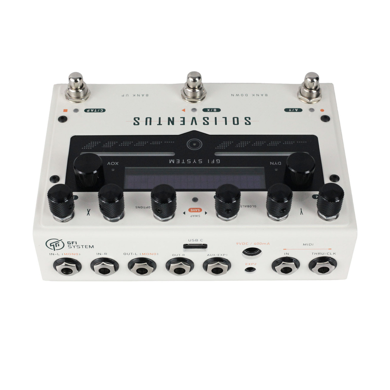 GFI System Solis Ventus Dual Engine Reverb and Delay Pedal | Cream