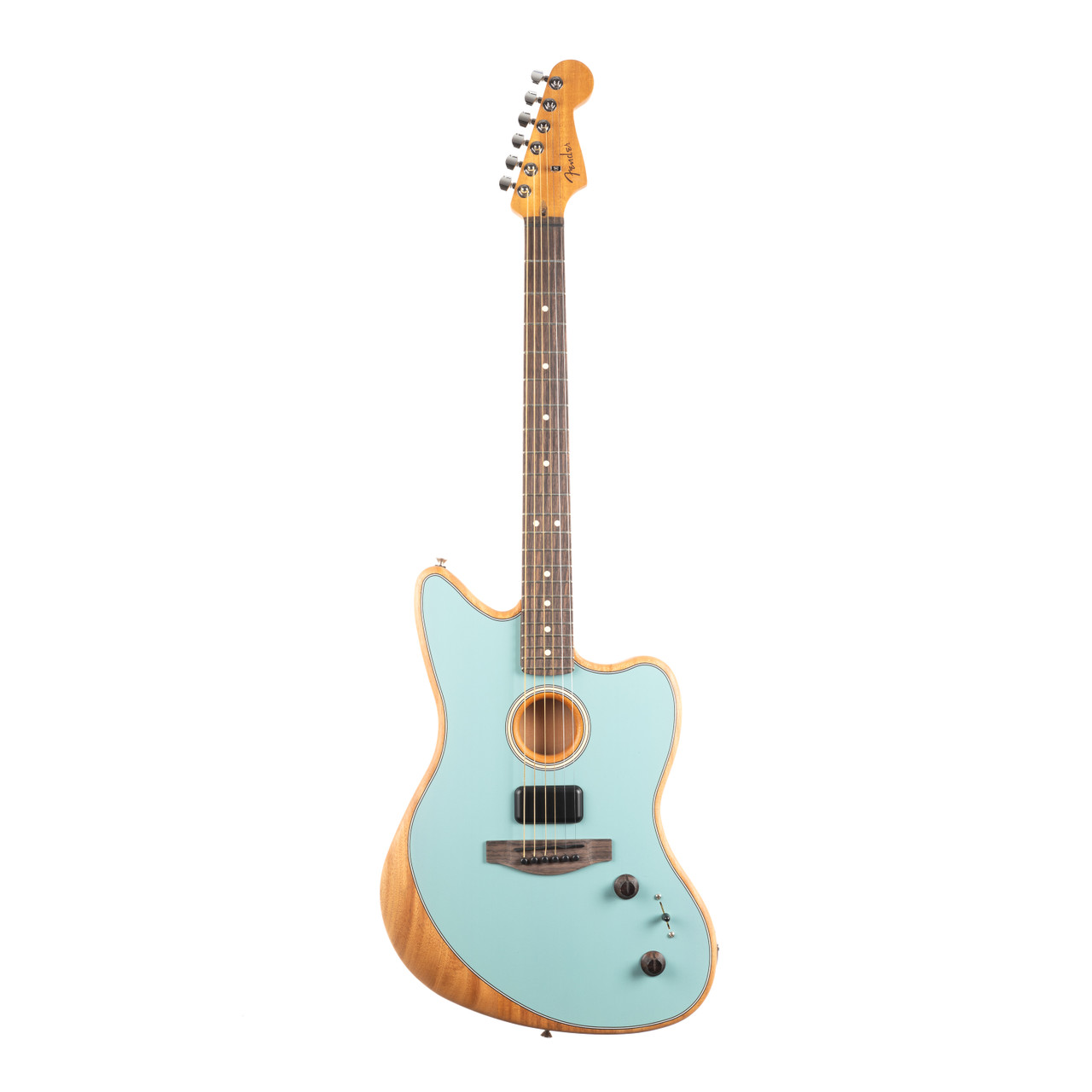 ギター Acoustasonic Player Jazzmaster Ice Blue Fender Acoustasonic Player Jazzmaster Acoustic-Electric