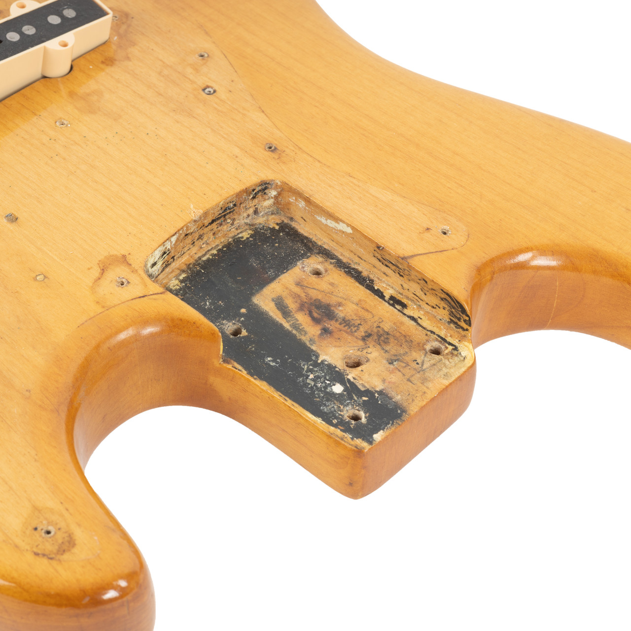 Vintage Fender Jazz Bass Stripped Natural Finish 1970 | Cream City