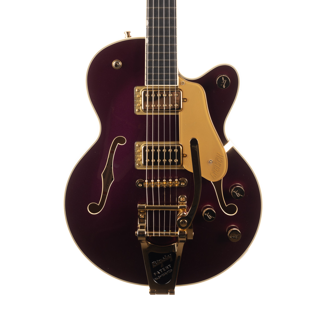 Gretsch Broadkaster Jr. LX Center Block - Blackberry | Cream City