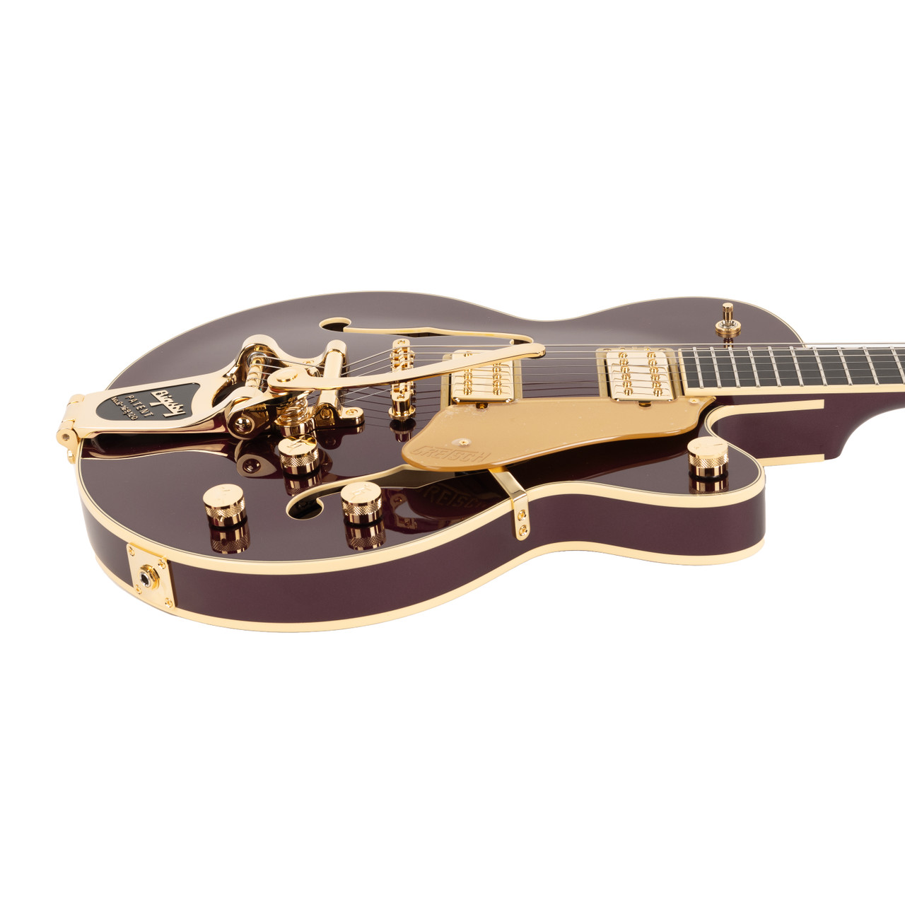 Gretsch Broadkaster Jr. LX Center Block - Blackberry | Cream City