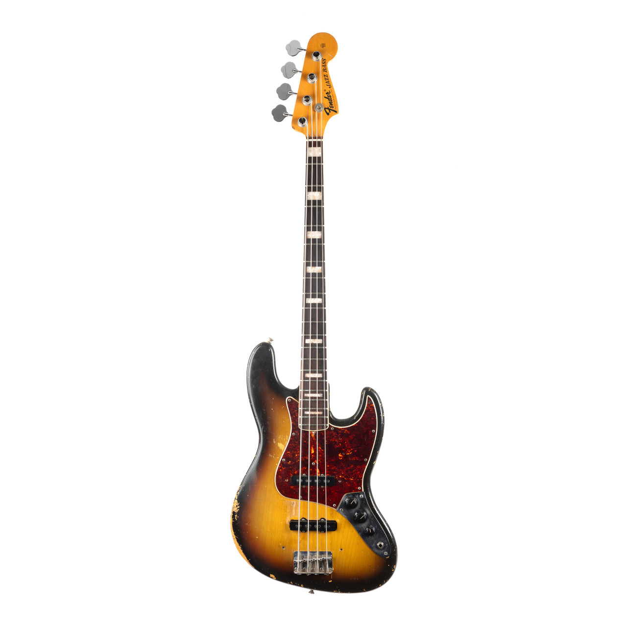 Vintage Fender Jazz Bass Sunburst 1968 | Cream City Music