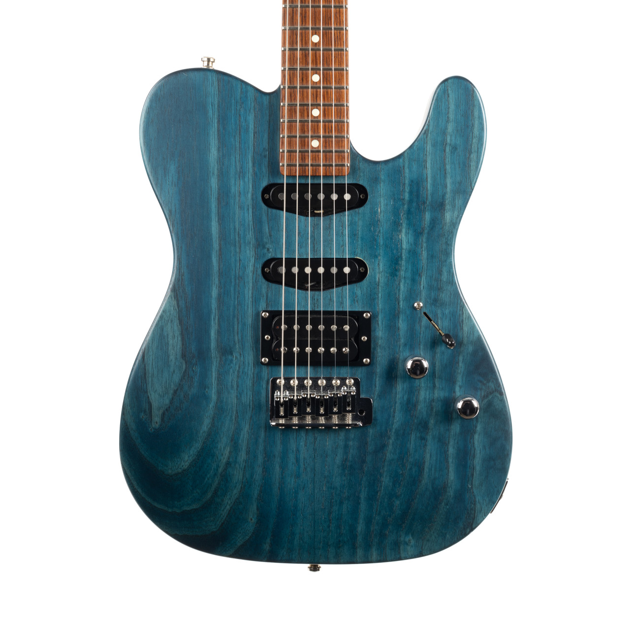 Used Schecter California Custom Trans Blue 1999 | Cream City Music