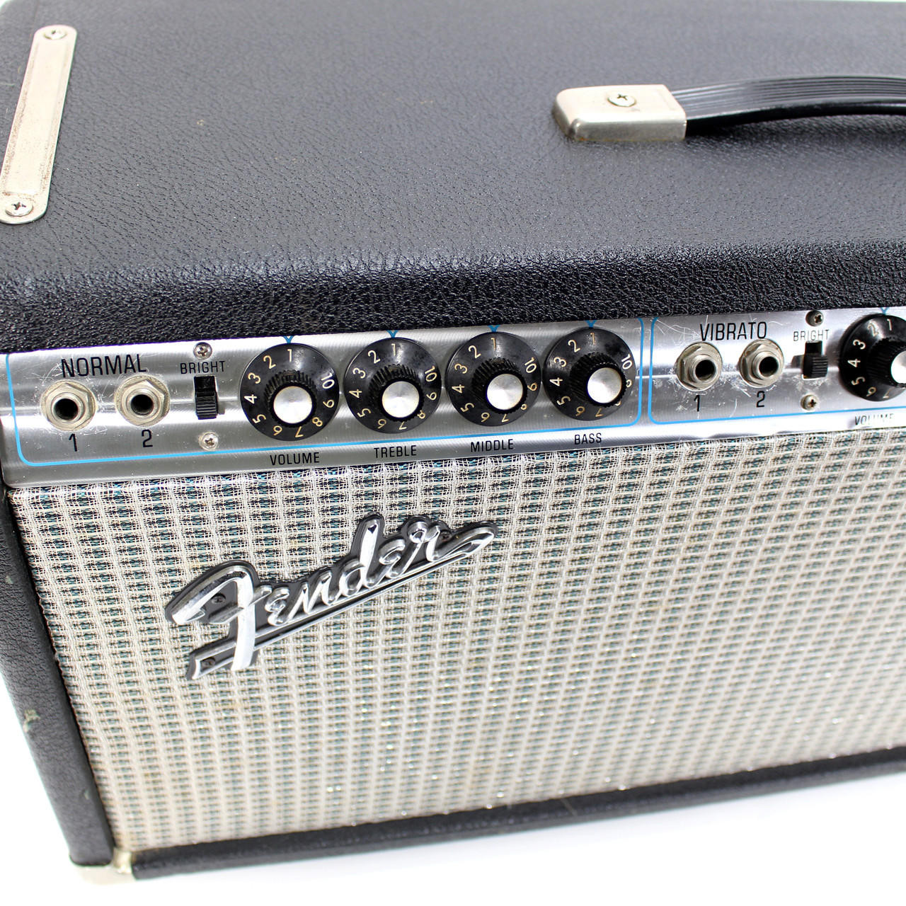 Vintage 1973 Fender Dual Showman Reverb 100W Tube Amp Head