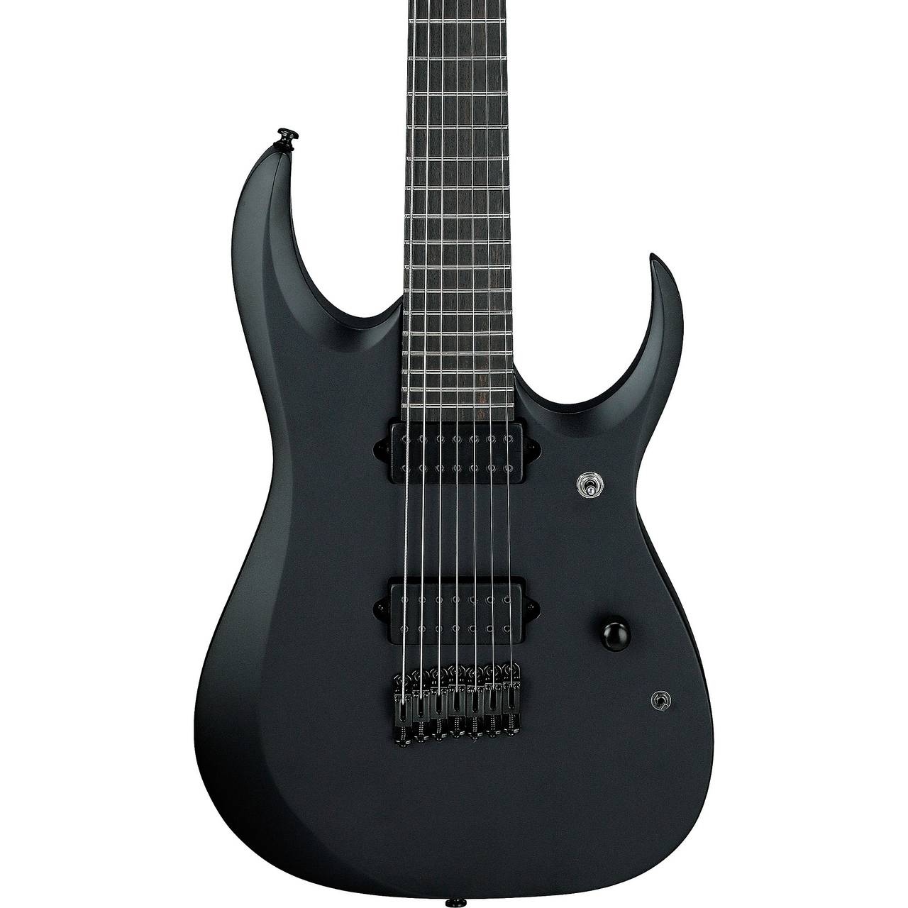 Ibanez RGDRB71 Iron Label 7 String - Black | Cream City Music