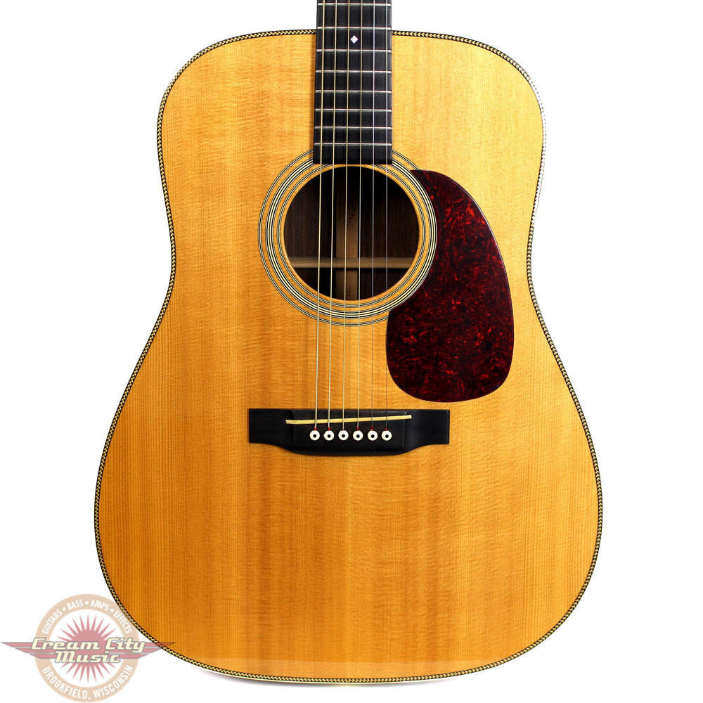 1995 Martin Custom HD-28 Dreadnought Acoustic Guitar with Added