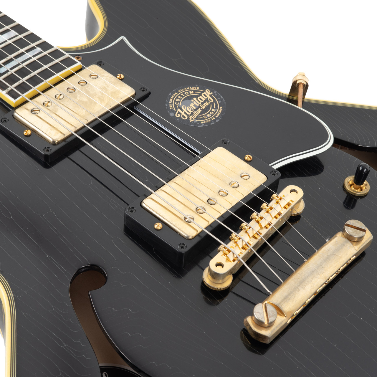 Heritage Custom Shop H-555 Core Collection Artisan Aged - Ebony