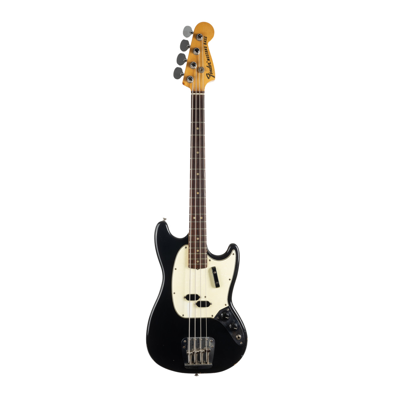 Vintage Fender Mustang Bass Black 1966 | Cream City Music