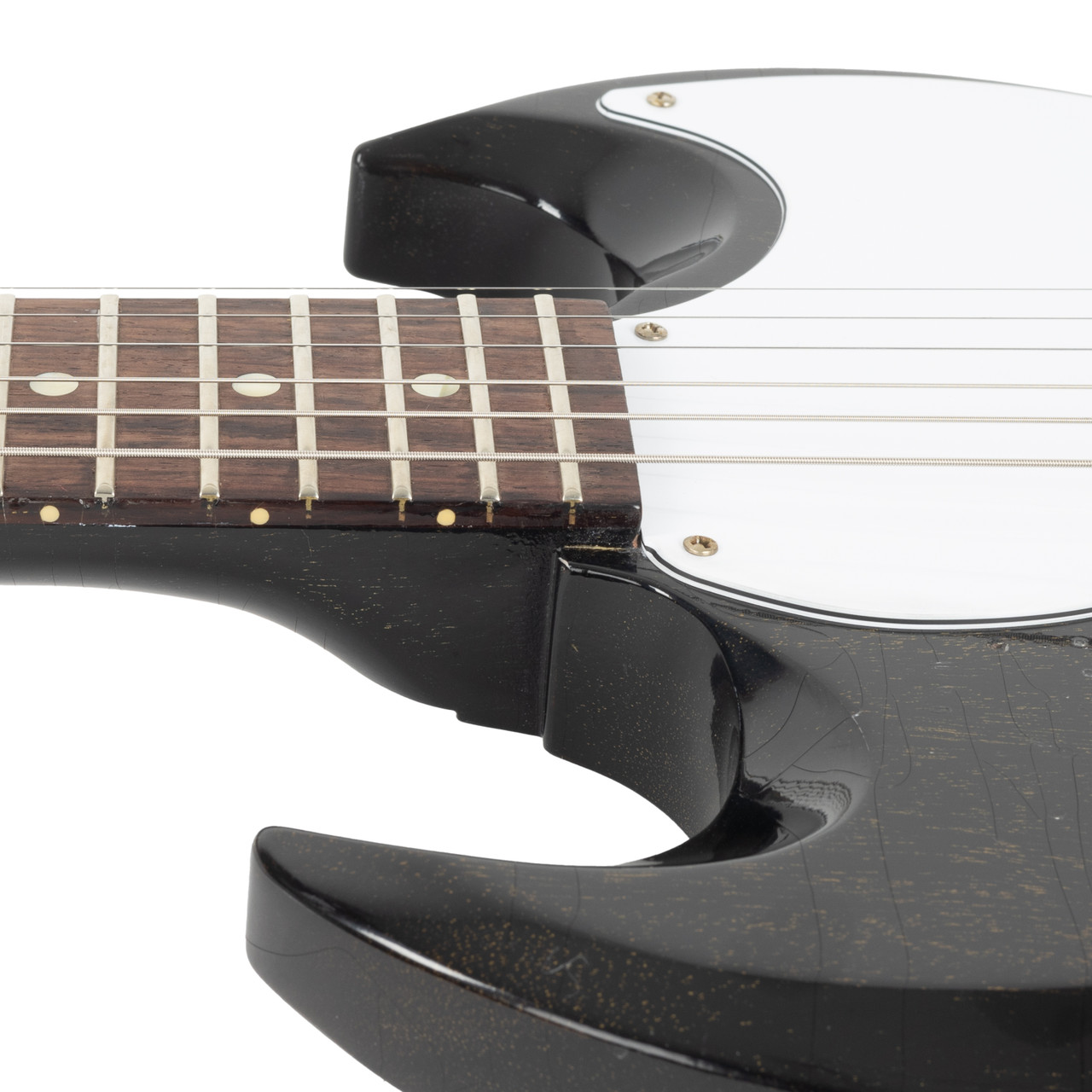 Gibson Custom Shop 1963 SG Junior Light Aged - Epiphone Silver Fox