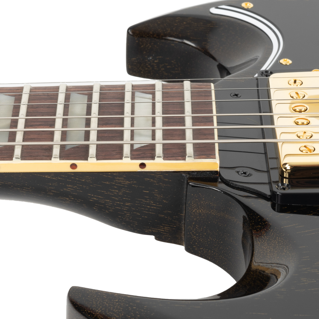 Maestro by Gibson SGスタイル エレキギター ブラック Gibson Custom Shop 1964 SG Standard Maestro - TV Black and