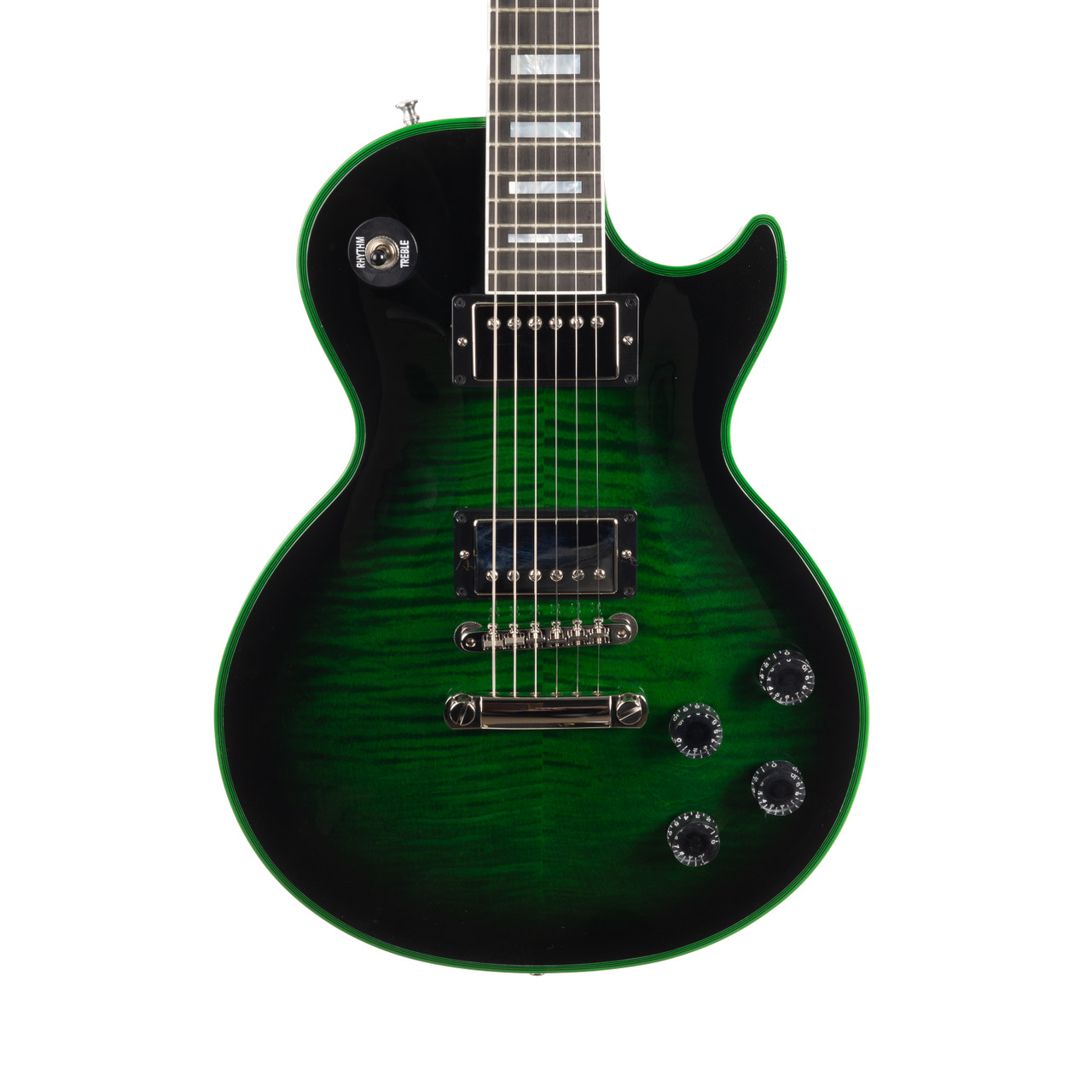 Gibson Custom Shop Les Paul Axcess Custom Figured - Green Widow