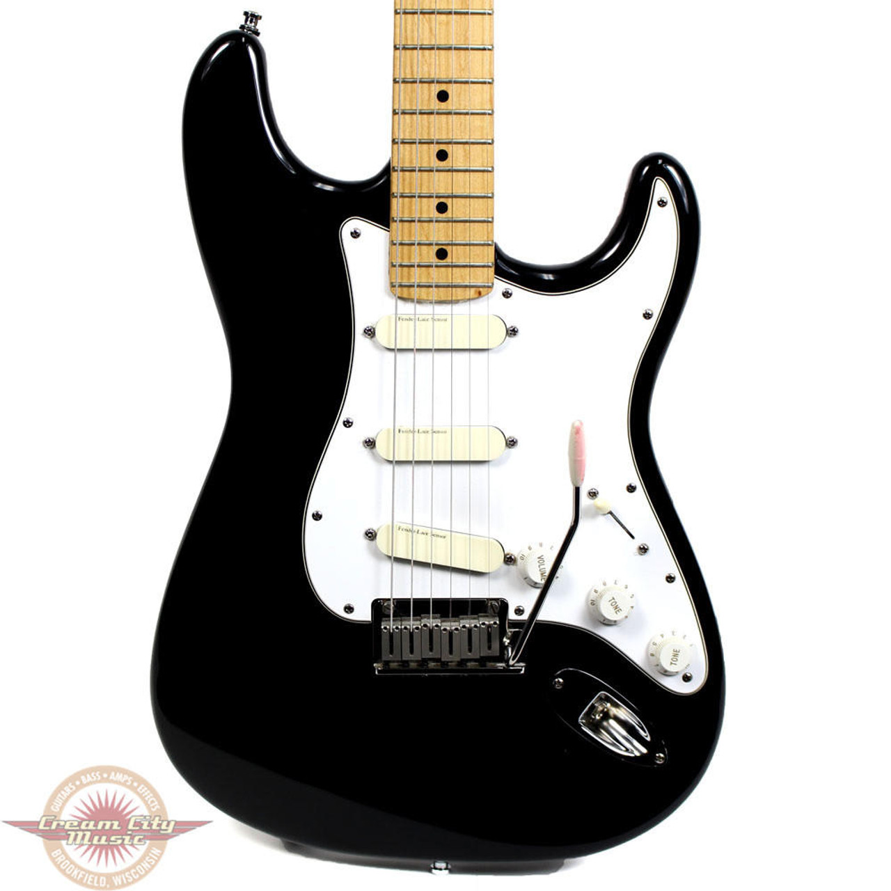 1988 Fender Stratocaster Plus Electric Guitar in Black Finish 