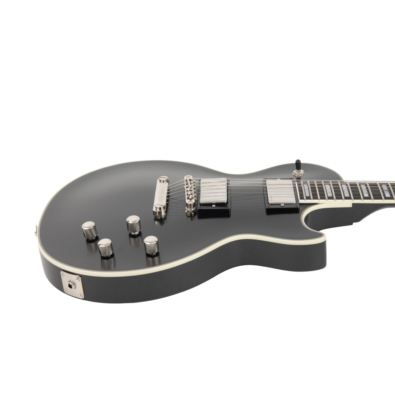 Used Epiphone Les Paul Prophecy - Aged Jet Black Metallic | Cream
