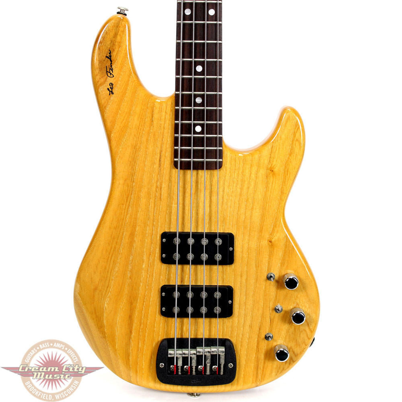 1992 G&L USA Made L-2000 Electric Bass Guitar in Natural Finish