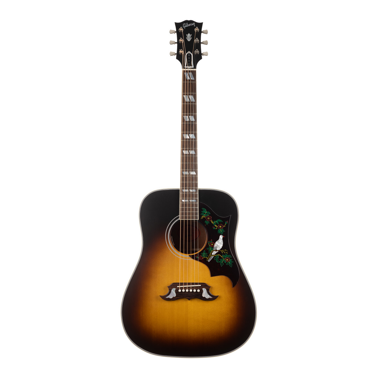 Gibson Dove Mahogany - Vintage Sunburst Satin | Cream City Music
