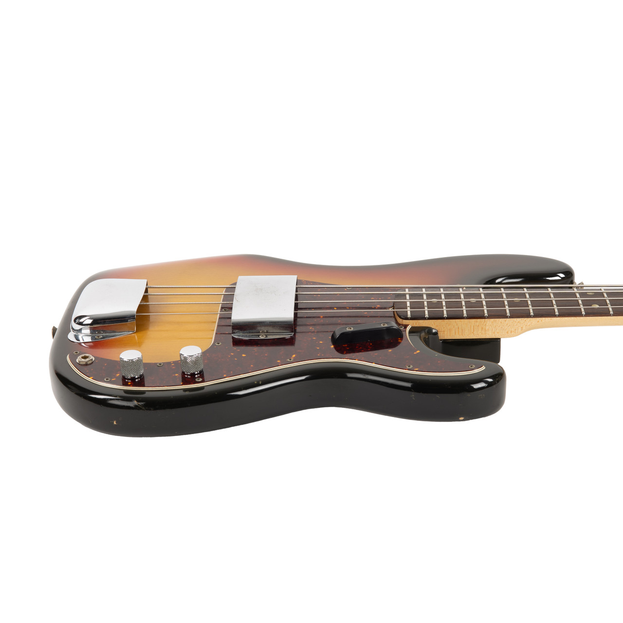 Vintage Fender Precision Bass Sunburst 1970 with 1977 Neck