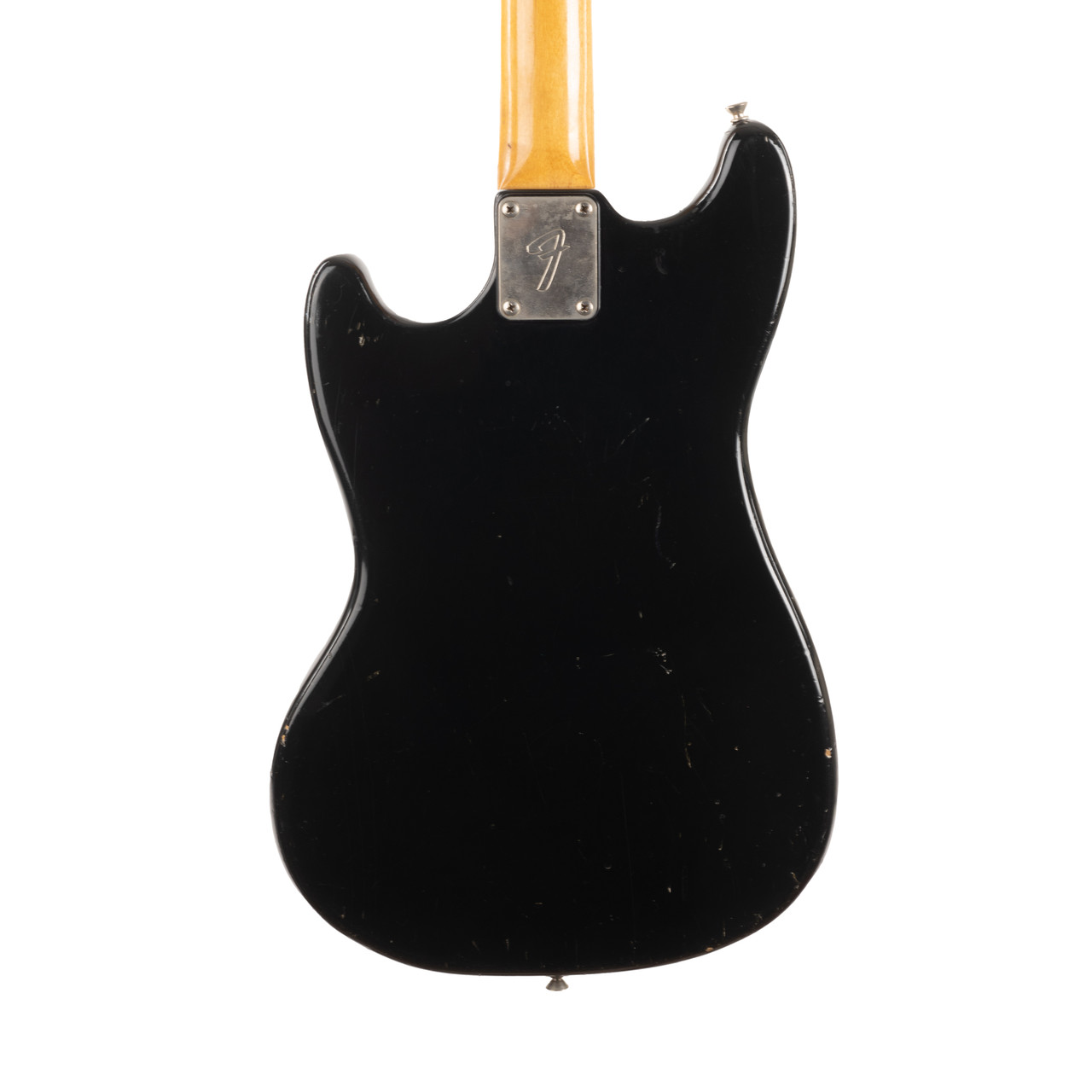 Vintage Fender Musicmaster Bass Black 1977 | Cream City Music