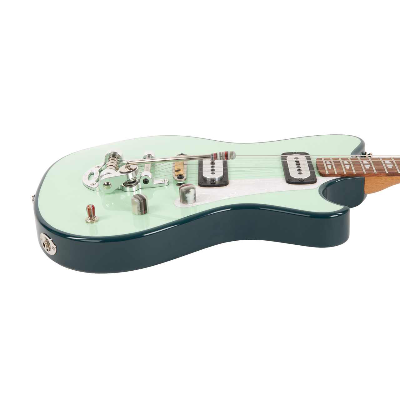 Powers Electric A-Type Two Tone - Mint and Fjord Green | Cream