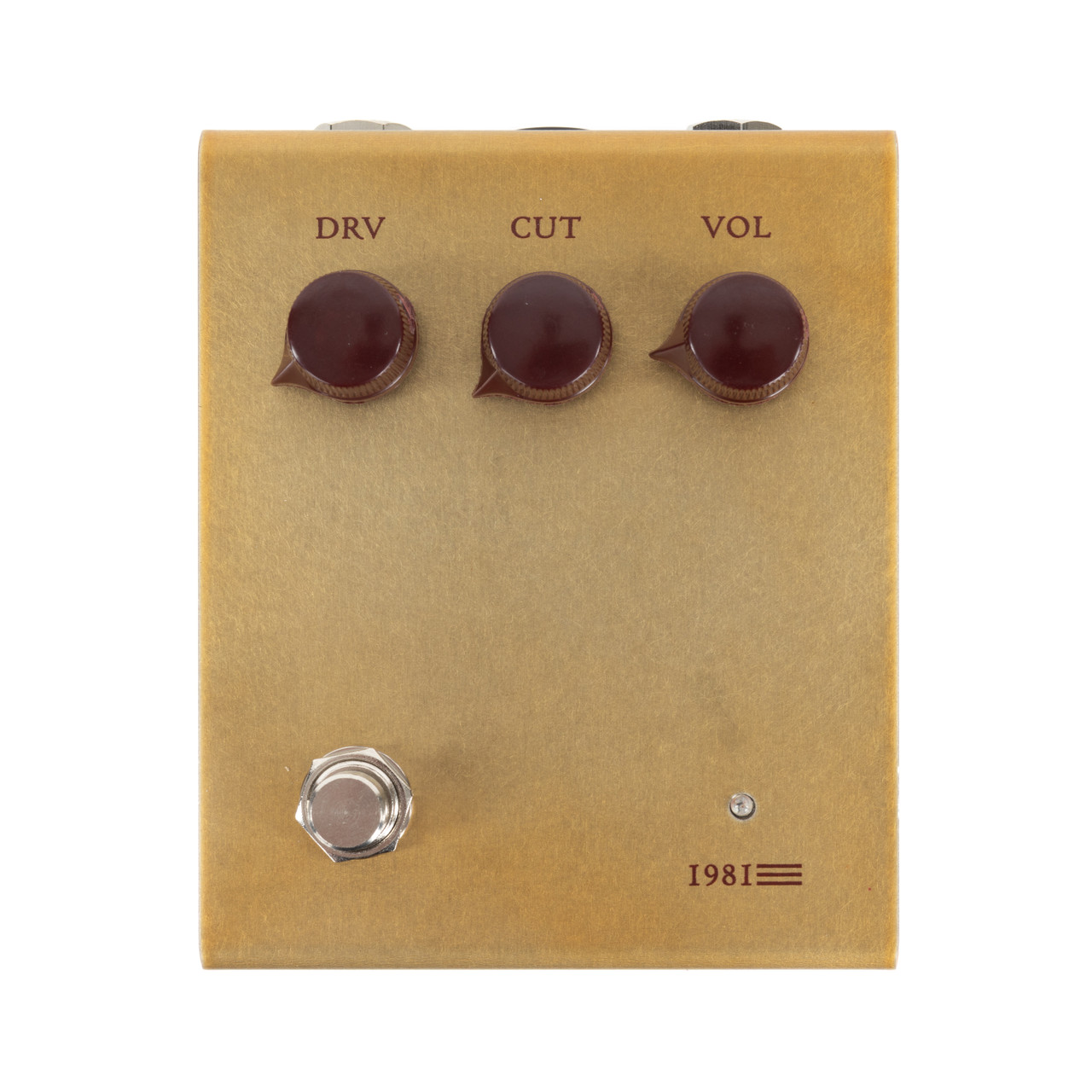 1981 Inventions DRV No3 Overdrive Pedal - Gold | Cream City