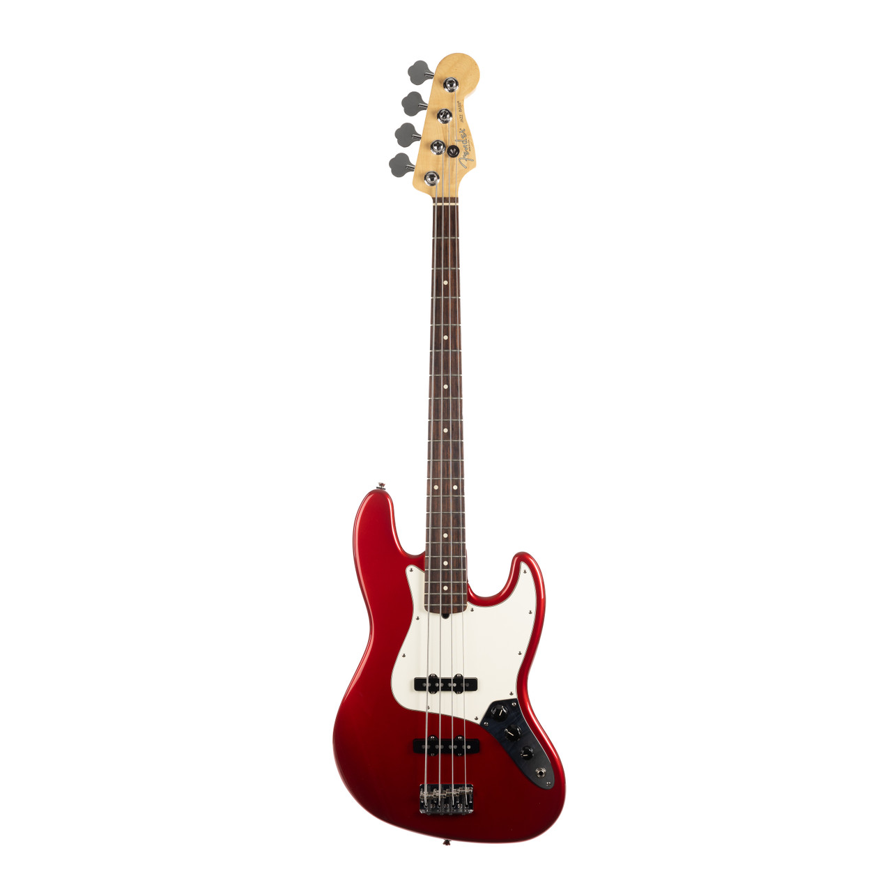 Used Fender American Series Jazz Bass Candy Apple Red 2006