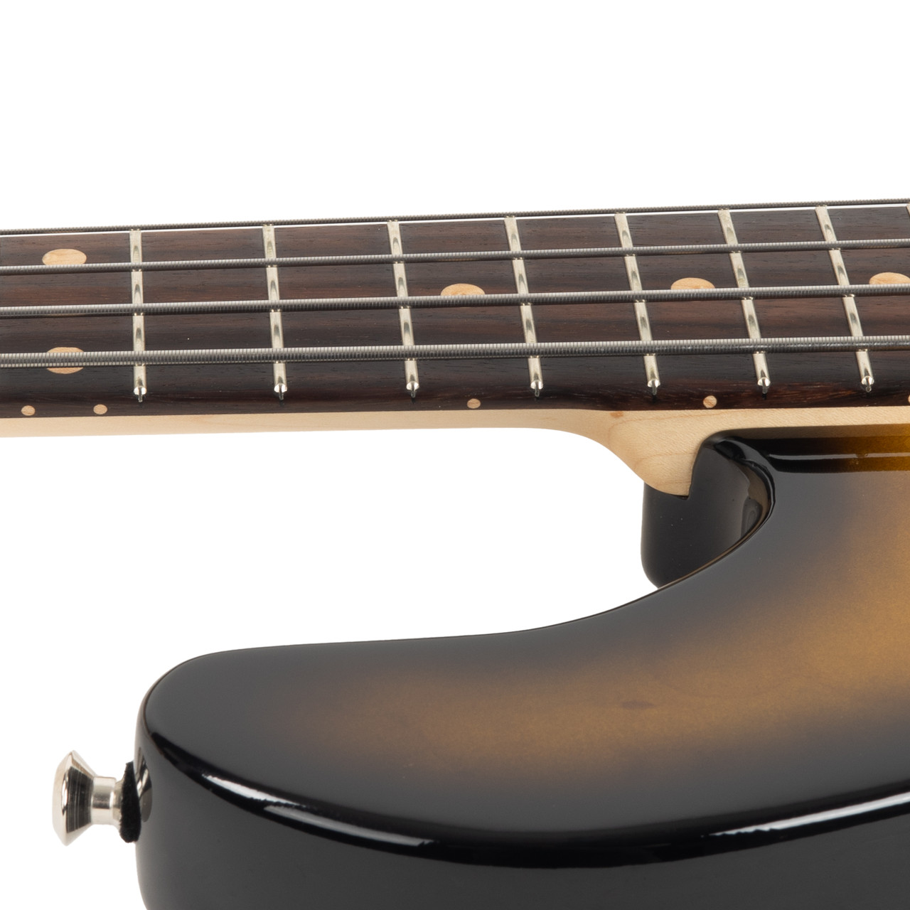 Used USA Lakland 44-94 Deluxe Quilted Maple Tobacco Sunburst