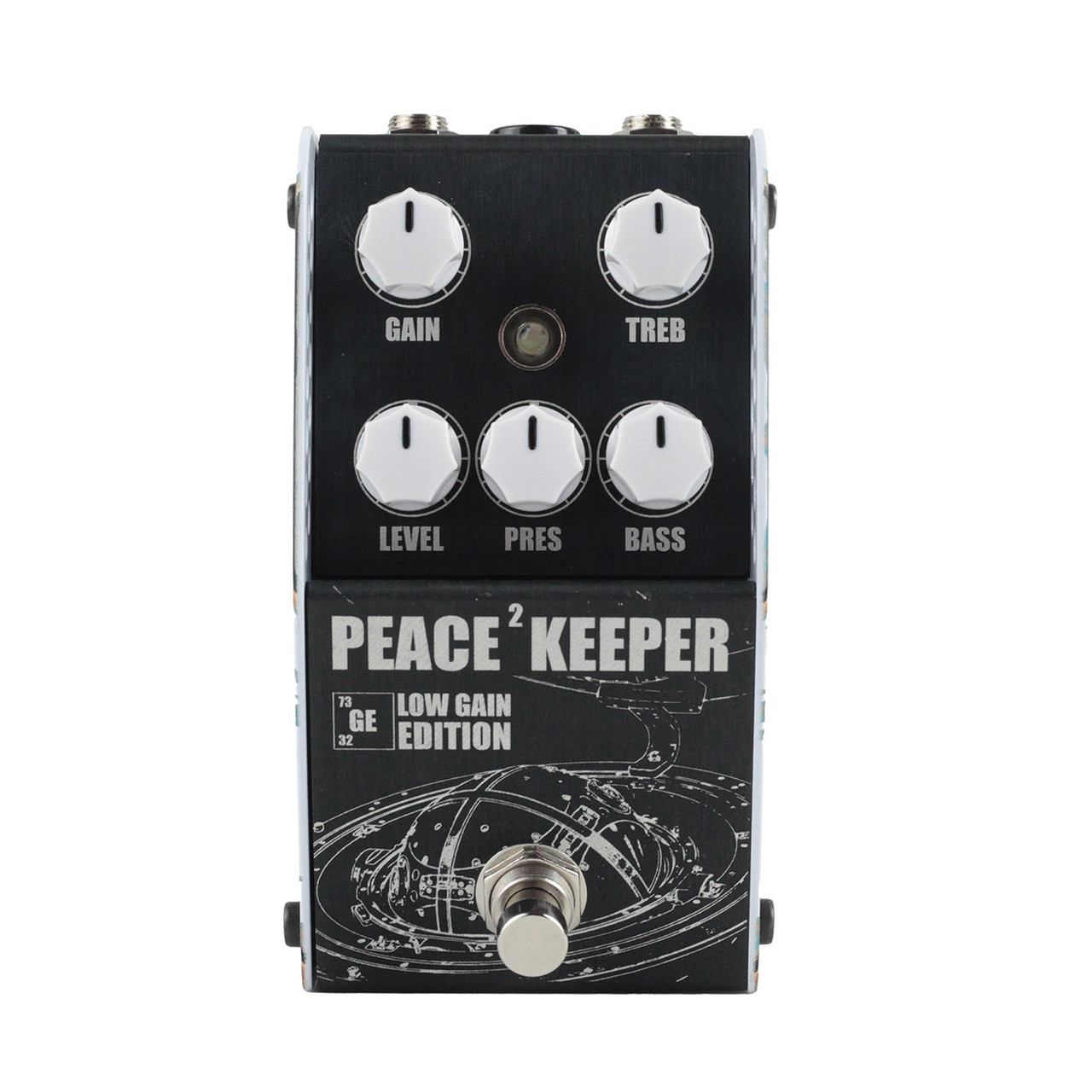希少Thorpy FX The Peace2keeper GE オーバードライブ ThorpyFX Peace2keeper GE Low Gain Edition Overdrive Pedal | Cream
