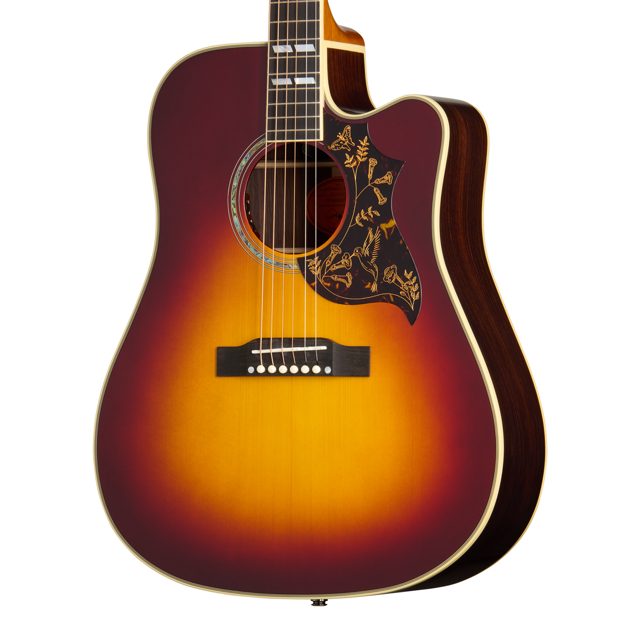Epiphone Hummingbird Deluxe EC - Autumn Burst | Cream City Music