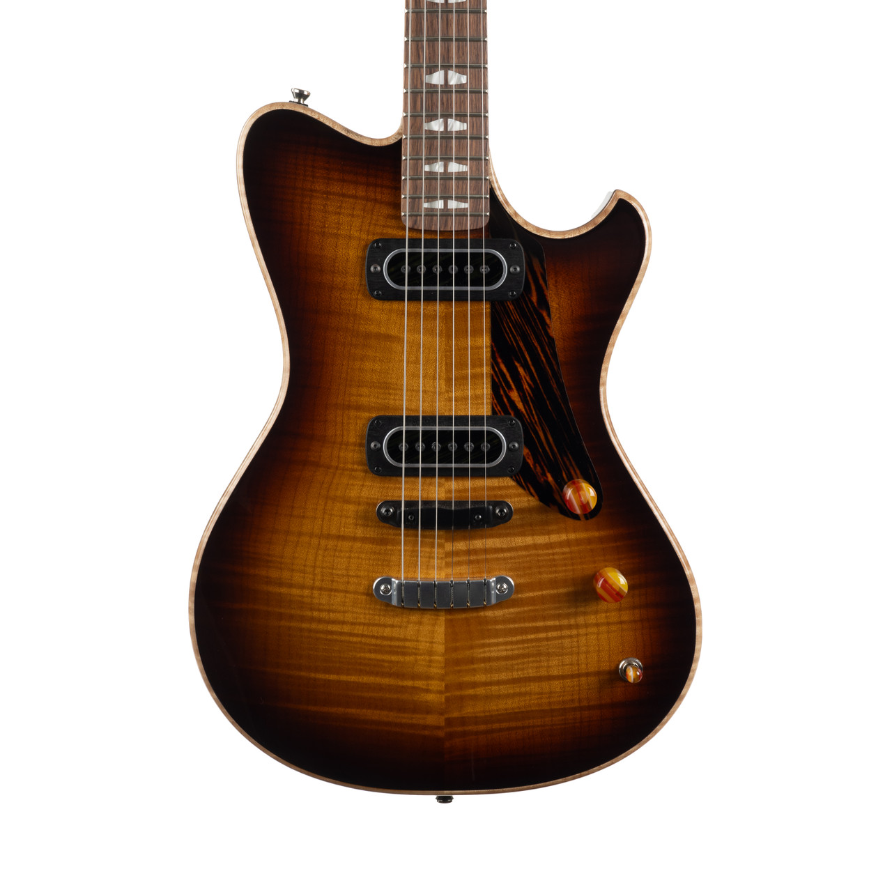 Powers Electric A-Type Select Flame Maple PF42 Hard Tail - Solana
