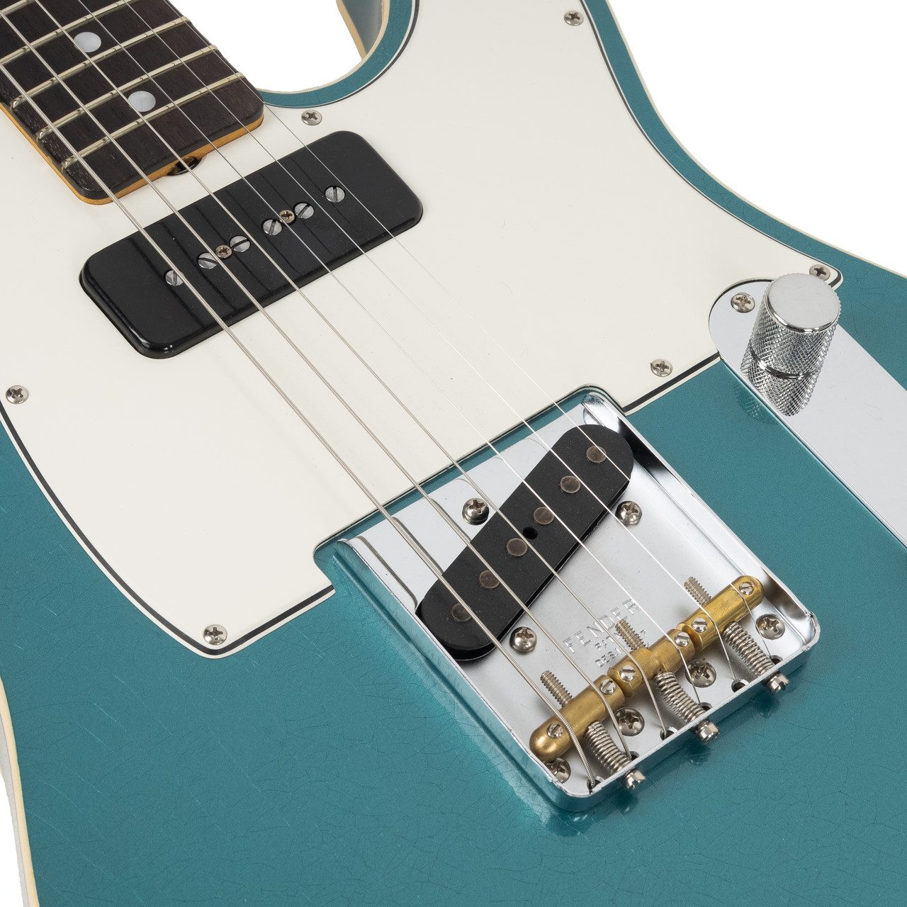Fender Custom Shop Custom Double Esquire DLX CC - Aged Ocean