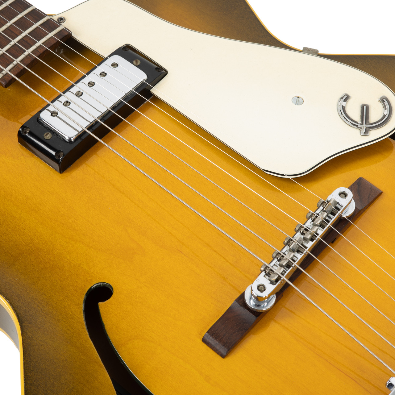 Vintage Epiphone E452T Sorrento Royal Olive 1966 - Cream