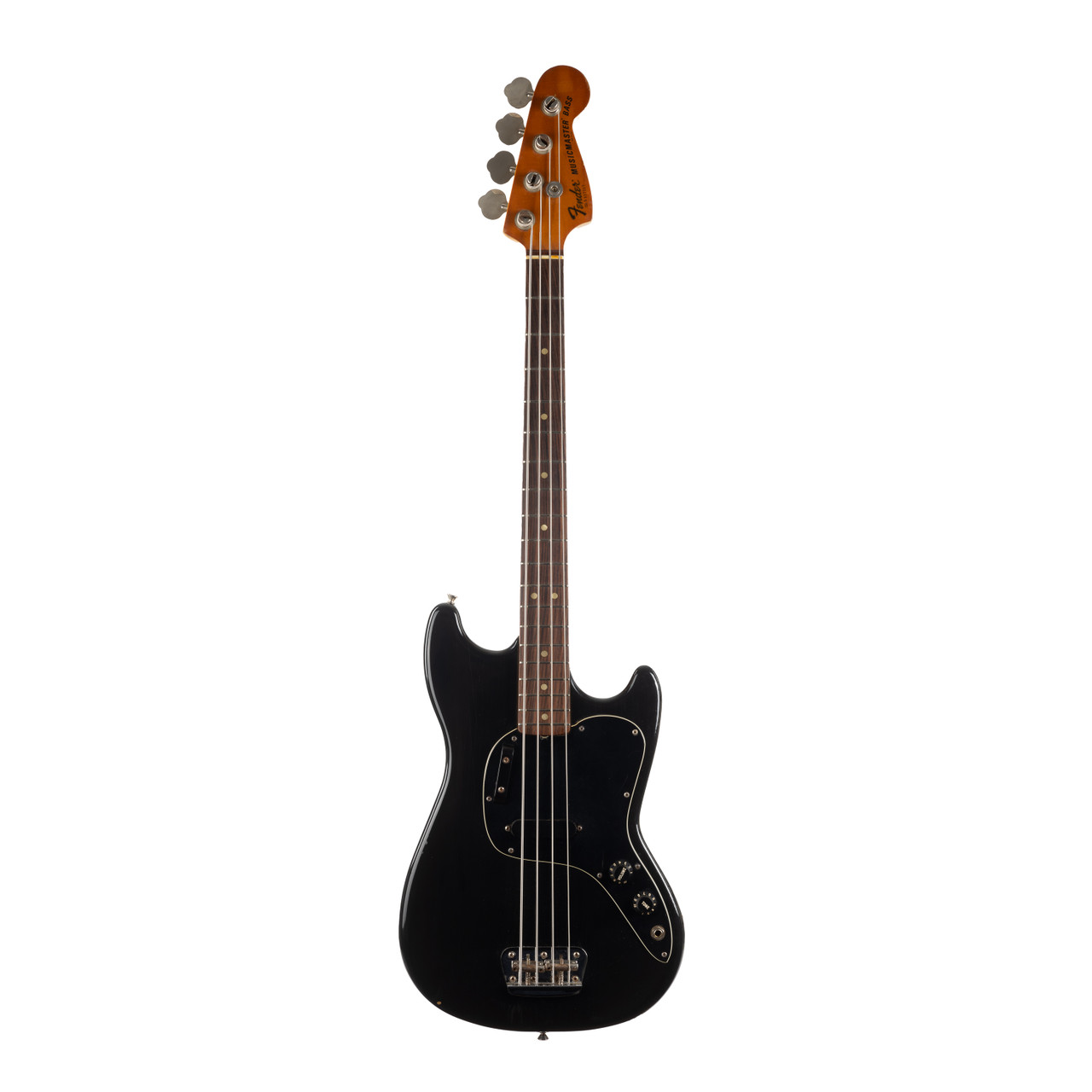 Vintage Fender Musicmaster Bass Black 1979 | Cream City Music