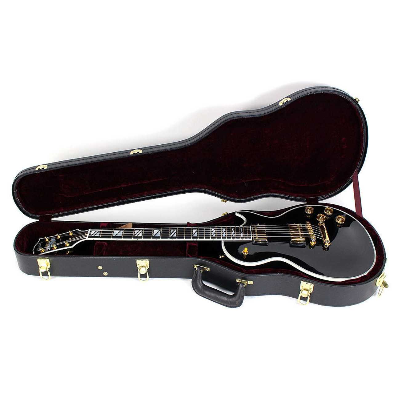 ギター Gibson Les Paul Custom 2004 Gibson Custom Shop Les Paul Custom Ebony 2004 | The Music Zoo