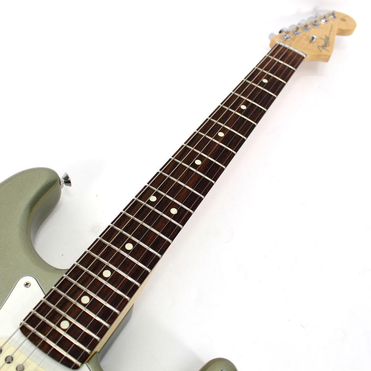 2012 Fender USA Made American Standard Stratocaster Electric Guitar in Sage  Green Metallic Finish