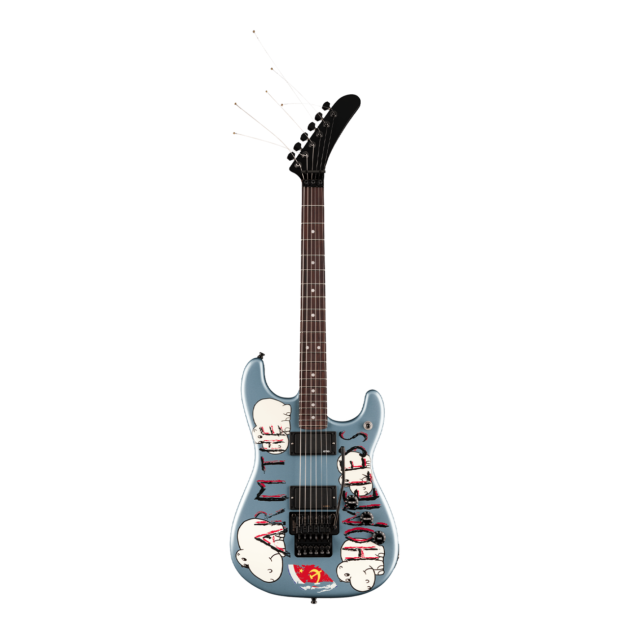 Fender Tom Morello Arm The Homeless Stratocaster - Blue Ice