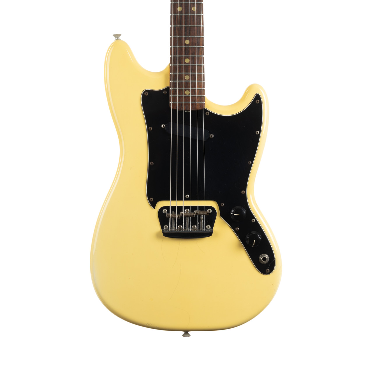 p*y様 （ビンテージ）FENDER MUSICMASTER 1977 フェンダ Vintage Fender Musicmaster Olympic White 1977 | Cream City Music