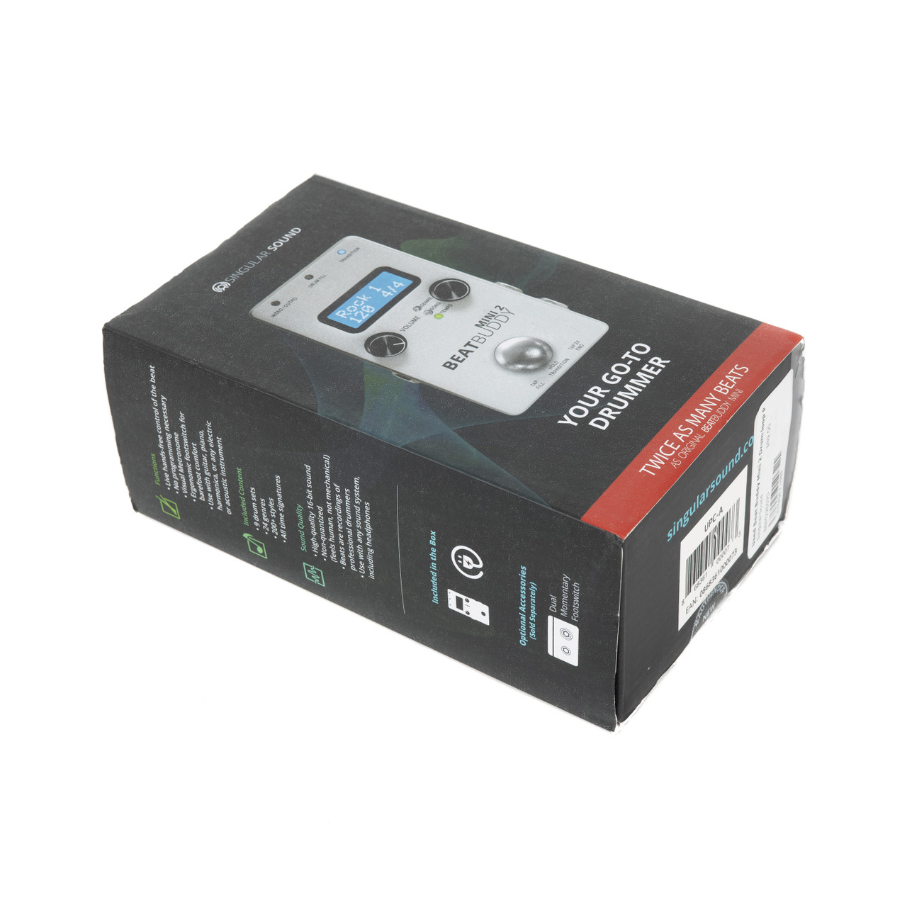 Used Singular Sound BeatBuddy Mini 2 Drum Machine Pedal - Cream