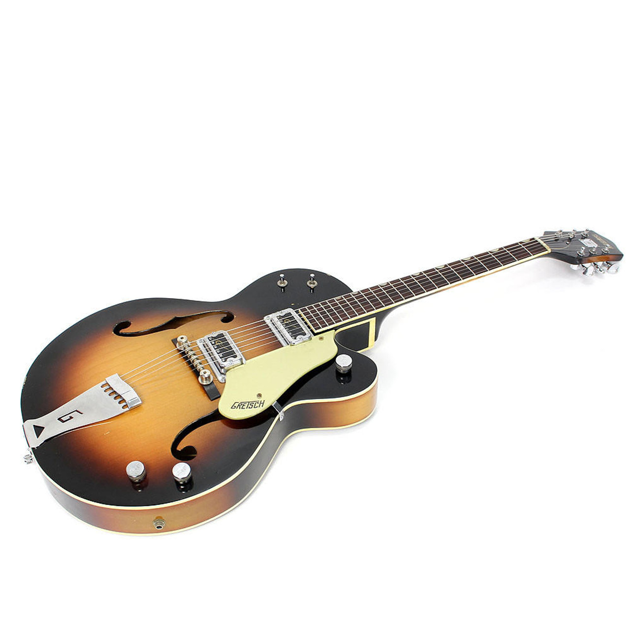 Vintage 1964 Gretsch 6117 Double Anniversary Electric Guitar Sunburst Finish