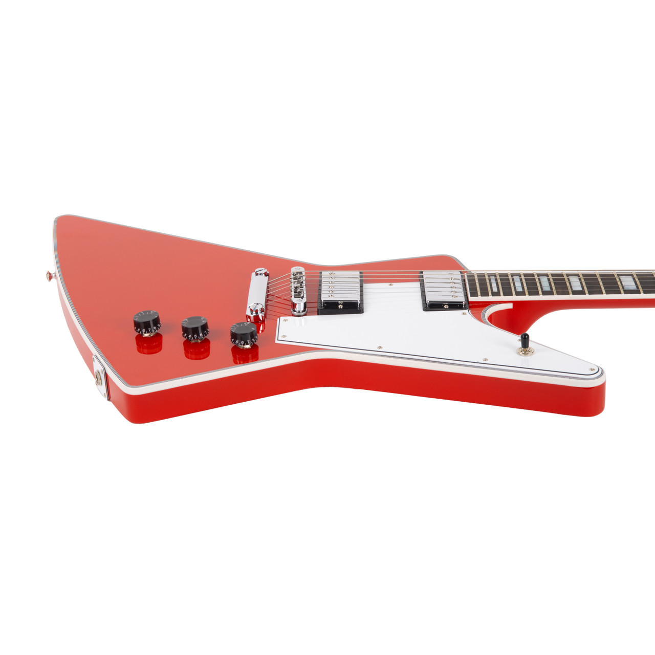 ホ*ー様 Gibson　Explorer　エクスプローラー　ギグバッグ　ストラッ Gibson Custom Explorer Custom - Racing Red | Cream City Music
