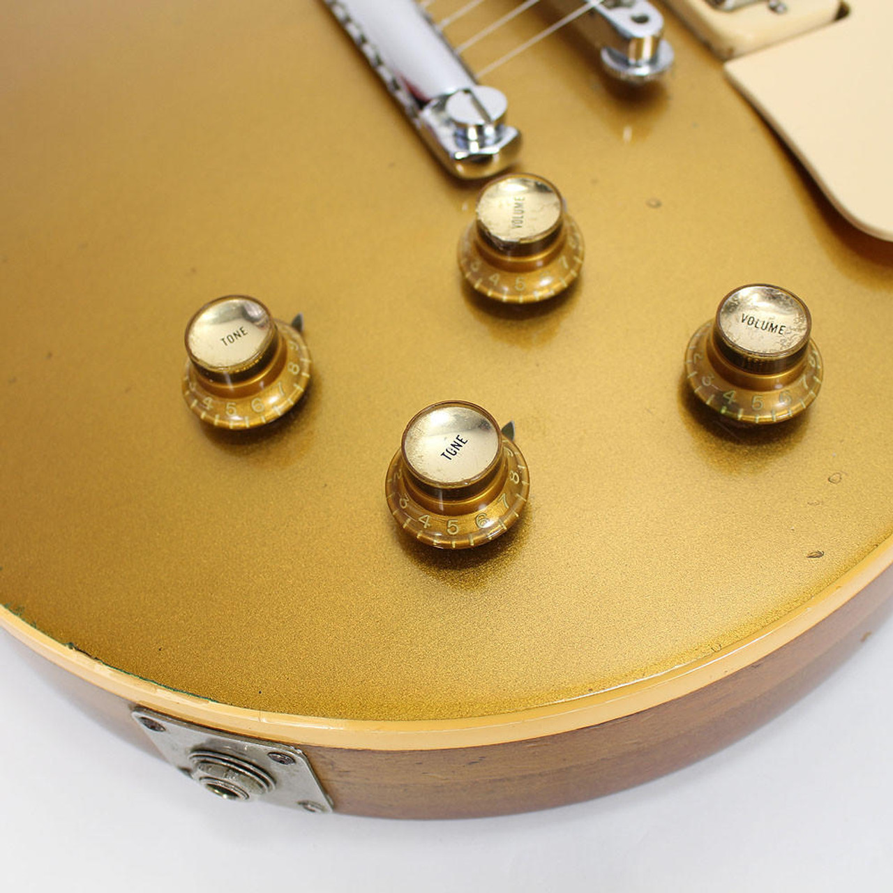 Vintage 1973 Gibson Les Paul Deluxe Electric Guitar Goldtop Finish 