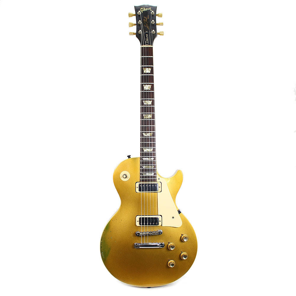 1977年製？Gibson Les Paul Pro Goldtop Vintage 1973 Gibson Les Paul Deluxe Electric Guitar Goldtop Finish