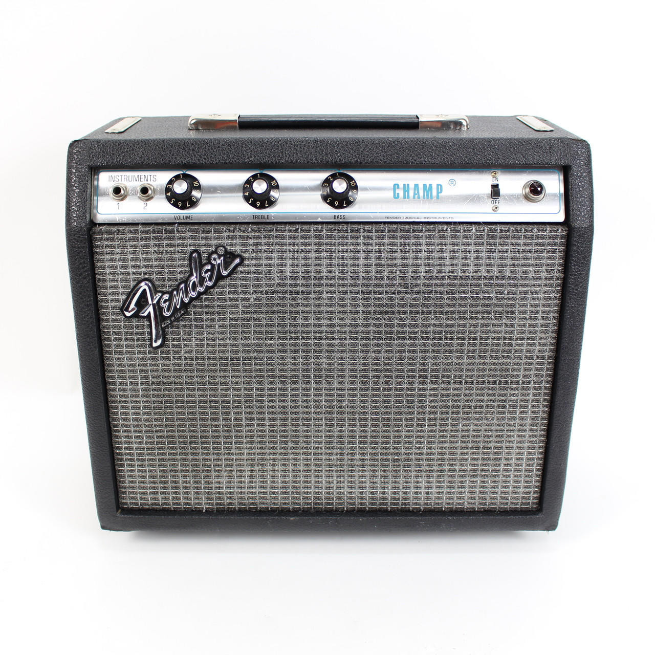フェンダーチャンプ 銀パネ 70年代 Fender Vibro Champ Amp