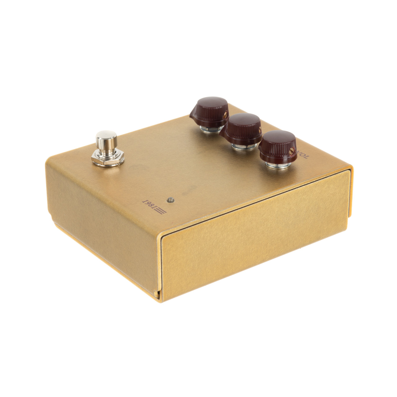 Used 1981 Inventions DRV No3 Overdrive Pedal - Gold - Cream City Music