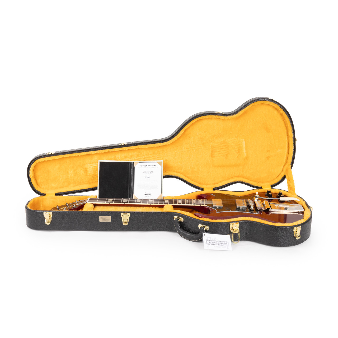 ギター Gibson murphy lab 1954 allgold LIGHTAGED Gibson Custom 1964 SG Murphy Lab Light Aged - Sparkling Burgundy