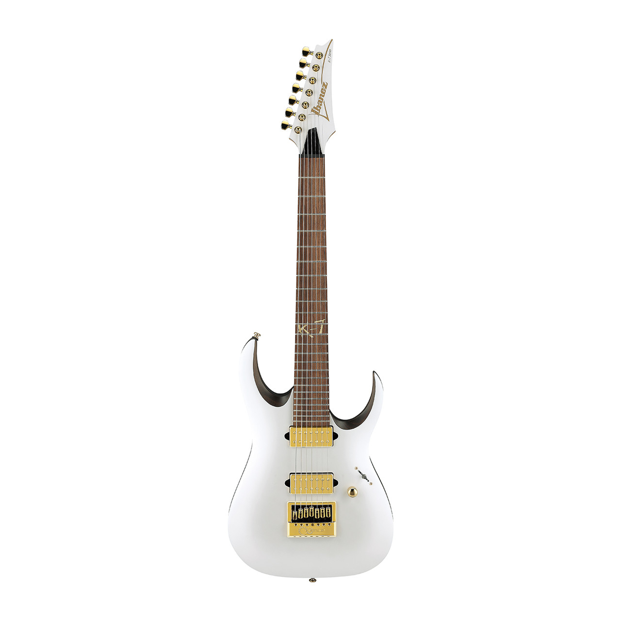 yeyang Ibanez K7YANG Head Signature 7 String - Flat White - Cream City Music